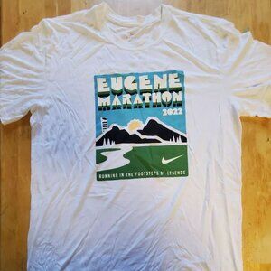 Nike Dri Fit Eugene Marathon 2022 Mens XL Shirt T-Shirt TShirt Running Oregon